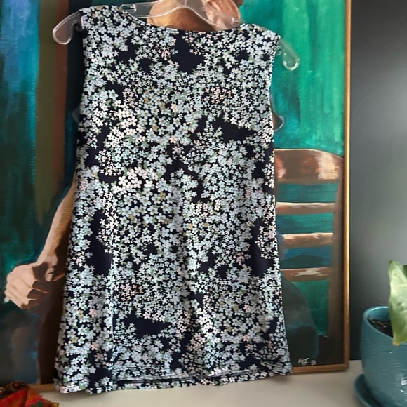 Denver Hayes Floral Short Sleeve Top - Black and White M - Picture 6 of 14